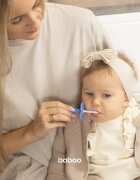 Baboo Toothbrush Set sada zubní péče pro miminka Blue Haze 6m+ 3 ks