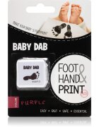 Baby Dab Foot & Hand Print Purple barva na dětské otisky 1 ks