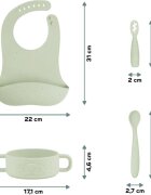 Babymoov Baby First MEAL SET jídelní sada Mini Arty 4m+