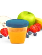 Babymoov Bowls Multicolor miska s víčkem 6x250 ml