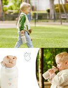 Babymoov Little Explorer termoska pro děti Ivory 12m+ 350 ml