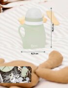 Babymoov Silicone Bottle Green dětská láhev 150 ml