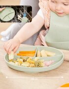 Babymoov Silicone Plate Green dělený talíř 1 ks