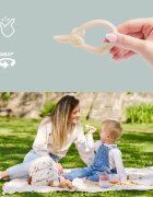 Babymoov Teething Spoon lžička 4m+ Beige 1 ks