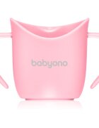 BabyOno Be Active Ergonomic Training Cup tréninkový hrnek s držadly Pink 6 m+ 1 ks