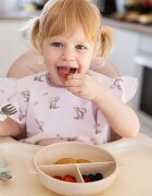 BabyOno Be Active Stainless Steel Spoon and Fork příbor pro děti Beige 12m+ 2 ks