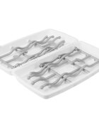 BabyOno Bottle Drying Rack odkapávač na lahve I. White 1 ks