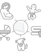 BabyOno Get Ready Hygienic Underpads jednorázové přebalovací podložky 60x90 cm 12 ks
