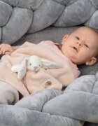 BabyOno Have Fun Baby Bunny usínáček s chrastítkem 1 ks