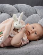 BabyOno Have Fun Baby Bunny usínáček s chrastítkem 1 ks