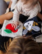 BabyOno Mouse kontrastní edukativní knížka 0m+ 1 ks