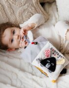 BabyOno Mouse kontrastní edukativní knížka 0m+ 1 ks