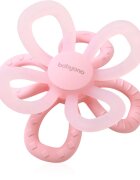 BabyOno Silicone Teether Flower kousátko Pink 1 ks