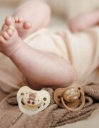 BabyOno Take Care Anatomical Silicone Soothers dudlík Night & Day 0-6m 2 ks