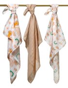 BabyOno Take Care Muslin Diapers látkové pleny Beige 3 ks