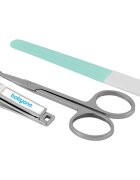 BabyOno Take Care Nail Care manikúrní set pro děti Mint 1 ks