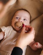 BabyOno Take Care Symmetrical Silicone Soothers dudlík Day & Night 0-6m 2 ks