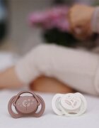 BabyOno Take Care Symmetrical Silicone Soothers dudlík Day & Night 18m+ 2 ks