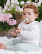 BabyOno Take Care Symmetrical Silicone Soothers dudlík Day & Night 6-18m+ 2 ks