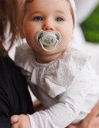 BabyOno Take Care Symmetrical Silicone Soothers dudlík Day & Night 6-18m+ 2 ks