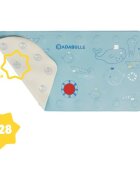 Badabulle Extra Large Bath Mat protiskluzová podložka s tepelným senzorem 91x40 cm