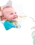 Badabulle Silicone Spoons lžička 3 m+ 2 ks