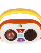 Bam-Bam Music Toy Silicone Bamboo Puzzle aktivity hračka s melodií 18m+ Radio 1 ks