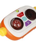 Bam-Bam Music Toy Silicone Bamboo Puzzle aktivity hračka s melodií 18m+ Radio 1 ks