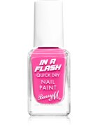 Barry M IN A FLASH rychleschnoucí lak na nehty odstín Pink Burst 10 ml