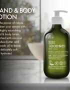 Baylis & Harding Goodness Awaken Senses mléko na ruce a tělo s osvěžujícím účinkem vůně Lime Mint & Eucalyptus 500 ml