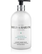 Baylis & Harding Jasmine & Apple Blossom čisticí tekuté mýdlo na ruce s antibakteriální přísadou 500 ml