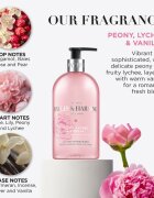 Baylis & Harding Peony Lychee & Vanilla tekuté mýdlo na ruce s hydratačním účinkem 500 ml