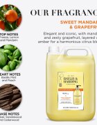 Baylis & Harding Sweet Mandarin & Grapefruit tekuté mýdlo na ruce – náhradní náplň 5000 ml