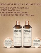 Baylis & Harding The Fuzzy Duck Bergamot Hemp & Sandalwood dárková sada pro muže