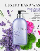Baylis & Harding Wild Lavender & Geranium tekuté mýdlo na ruce s hydratačním účinkem 500 ml
