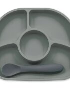 BBLÜV Yümi dělený talíř Grey 1 ks