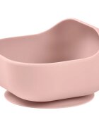 Beaba Silicone Bowl with Suction Cup silikonová miska s přísavkou Cotton Candy 1 ks