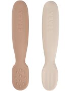 Beaba Silicone Pre-Spoons 2 Pack lžička Praline / Clay 4m+ 2 ks
