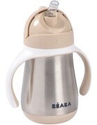 Beaba Stainless Steel Baby Bottle nerezová termoláhev Clay Earth 250 ml