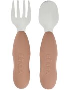 Beaba Stainless Steel Pre-Cutlery příbor Praline 10m+ 2 ks