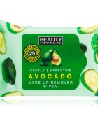 Beauty Formulas Avocado vlhčené ubrousky 25 ks