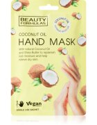 Beauty Formulas Coconut Oil hloubkově hydratační maska na ruce 1 ks