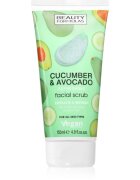 Beauty Formulas Cucumber & Avocado pleťový peeling 150 ml
