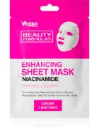 Beauty Formulas Niacinamide vyživující plátýnková maska 1 ks