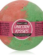 Beauty Jar Unicorn Kisses koupelová bomba s vůní rebarbory a jahod 150 g