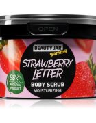 Beauty Jar Yummy Strawberry Letter jemný peeling s hydratačním účinkem 360 g