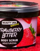 Beauty Jar Yummy Strawberry Letter jemný peeling s hydratačním účinkem 360 g