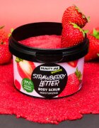 Beauty Jar Yummy Strawberry Letter jemný peeling s hydratačním účinkem 360 g