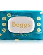 Beggs Aqua Baby Wipes dětské jemné vlhčené ubrousky 64 ks