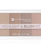 Bell Hypoallergenic paletka rozjasňovačů a tvářenek 20 g